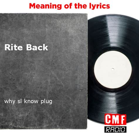 Why SL Know Plug – Rite Back Lyrics 